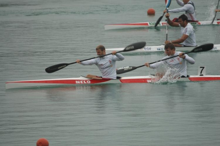 Kim Wraae Knudsen og Rene Poulsen blev europamestre i 1.000 meter toerkajak og sikrede dansk OL-deltagelse. 