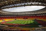 Her på Luzhniki Stadium i Moskav skal Chelsea og Manchester United spiller om Champions League-trofæet. 