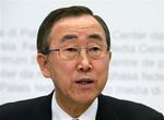 FN's generalsekretær Ban Ki-moon. 
