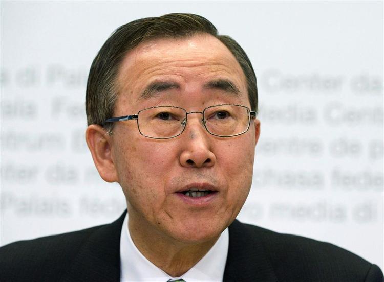 FN's generalsekretær Ban Ki-moon. 