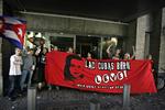 SUF under demonstration vendt mod handelsblokade af Cuba. 