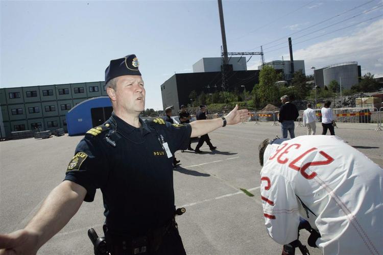 Politi ved Oskarshamn. 