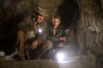 Harrison Ford som Indiana Jones og Shia LaBeouf i en scene fra den ny Indiana Jones film. 