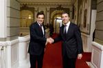 Den franske premierminister, Francois Fillon, mødes med Anders Fogh Rasmussen. 