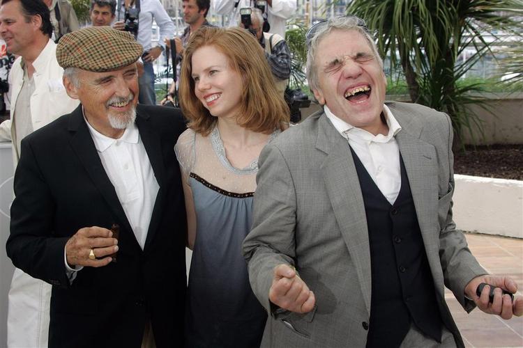 Dennis Hopper,  Shanyn Leigh og  Abel Ferrara. 