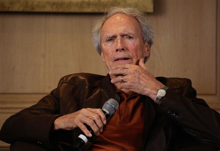 Skuespiller og instruktør Clint Eastwood på en pressekonference på årets Cannes Festival. Arkivfoto. 