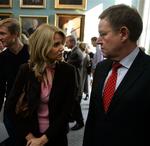 Socialdemokraternes formand, Helle Thorning-Schmidt, og Poul Nyrup Rasmussen. Arkivfoto. 