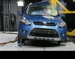 Den kompakte firehjulstrækker Ford Kuga er en af de biler, der opnåede topkarakter på fem stjerner i nyeste crashtest fra Euro NCAP. 