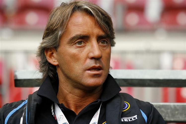 Roberto Mancini vandt mesterskabet til Inter fra Milano, men må nu forlade klubben. 