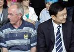 Thaksin Shinawatra går under navnet Frank i Manchester City, som han ejer. Nu skilles hans og Sven-Göran Erikssons veje. 