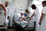 Patienterne kan ikke længere vente på, at forhandlingerne om ny overenskomst falder på plads, lyder nødråbet fra Skejby Sygehus. Arkivfoto. 