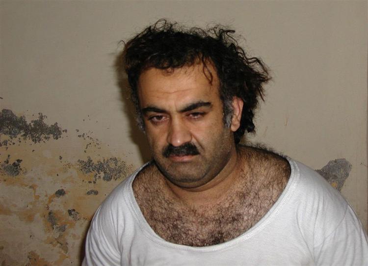 Khalid Sheikh Mohammed som han så ud, ada han blev anholdt i Pakistan i 2003. 