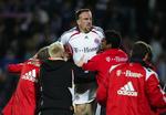 Franck Ribéry scorede for Bayern i det 89. minut og sikrede Bayern forlænget spilletid. 