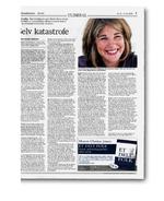 Aftryk af Weekendavisens bogtillæg 6. juni.  Christopher Arzrounis anmeldelse »Selv katastrofe«, som betød at han »blev lagt på is« ifølge litteraturredaktør Klaus Wivel. 