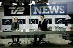 En af TV 2's aktiviteter, TV 2 News (arkivfoto). 