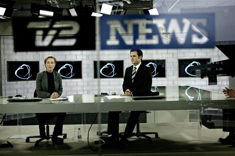 En af TV 2's aktiviteter, TV 2 News (arkivfoto). 
