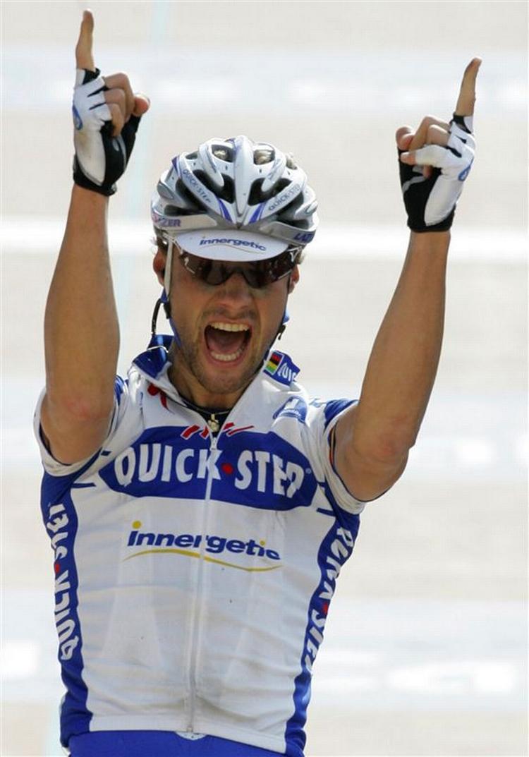 Tom Boonen vandt dette års Paris-Roubaix. Nu tager han en mindre pause, efter at være blevet taget for kokain. 