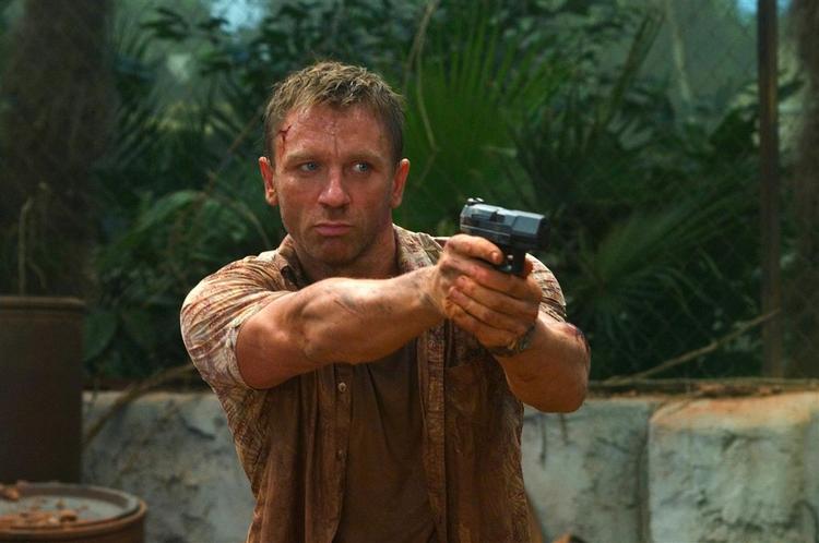 Daniel Craig som James Bond i den seneste film, Casino Royale. 