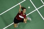 Tine Rasmussen er inde i en god stime. Hun vandt tidligt i dag Singapore Open efter en finalesejr i to sæt. Arkivfoto. 