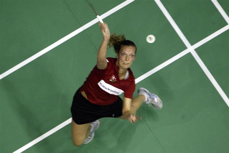Tine Rasmussen er inde i en god stime. Hun vandt tidligt i dag Singapore Open efter en finalesejr i to sæt. Arkivfoto. 