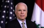 Republikanernes præsidentkandidat, John McCain, mener, at det seneste års amerikanske strategi i Irak har været en succes. 