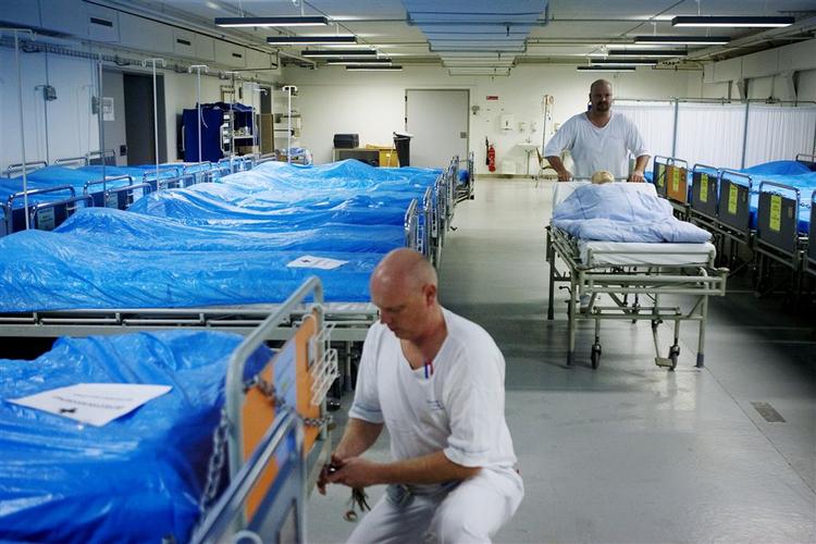Portørerne på Rigshospitalet er gået i strejke. Arkivfoto. 