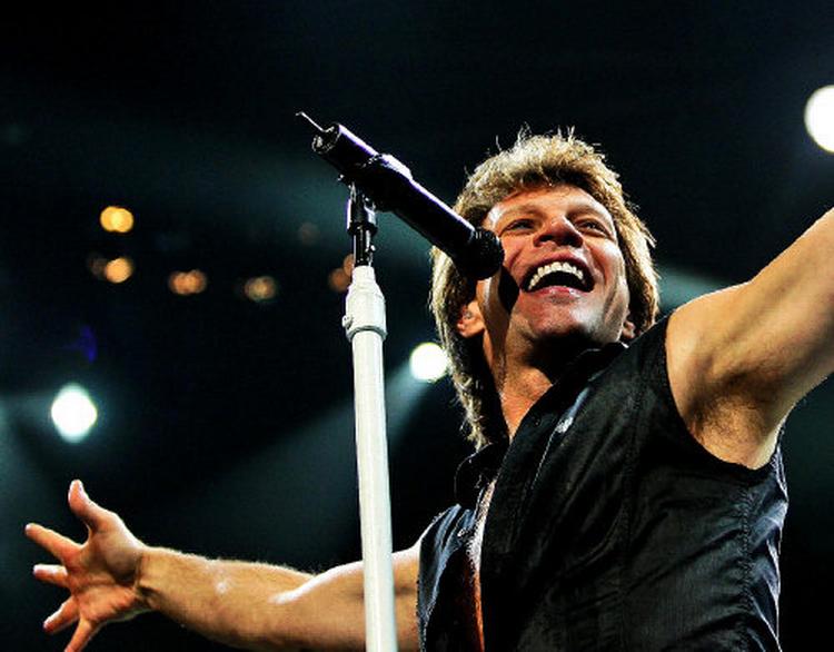 Bon Jovi skaber bilkøer ved Randers.Foto:AP 