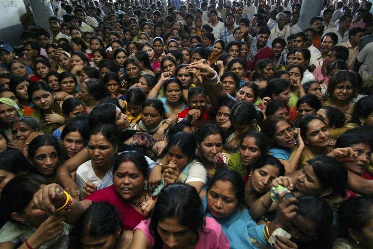 Om 38 år vil Indien overhale Kina som verdens mest folkerige stat. 
