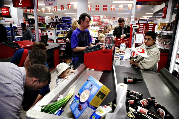 Fakta-butikkerne er mere beskidte end Nettos butikker. Billedet her er fra en tilfældig Fakta i København. 