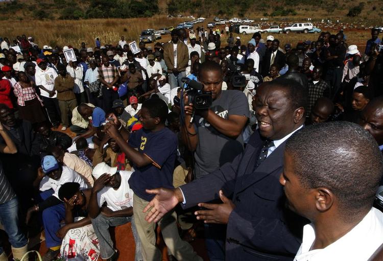 Morgan Tsvangirai er blevet anholdt fem gange under sin valgkamp. 