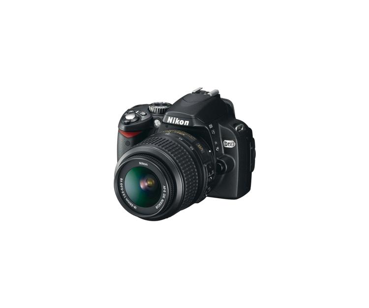 POPULÆRT KAMERA. Nikon D60 spejlreflekskameraet har en digital opløsning på 10,2 megapixels. 