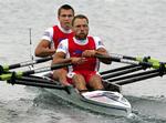 Mads Rasmussen (tv.) og Rasmus Quist har været ude i en stor nedtur, men er nu på vej frem igen. 