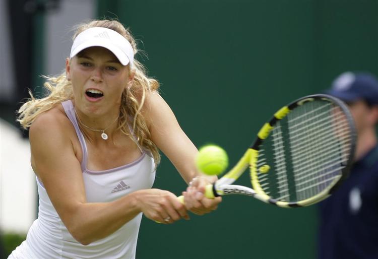 Caroline Wozniacki vandt 6-2, 7-5 over den tjekkiske kvinde. 