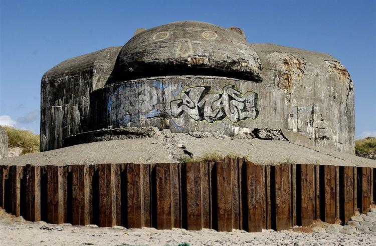 Fire bunkere er dukket op af sandet nord for Søndervig i Vestjylland. Her ses dog en gammel kending fra Vestkysten. Arkivfoto. 