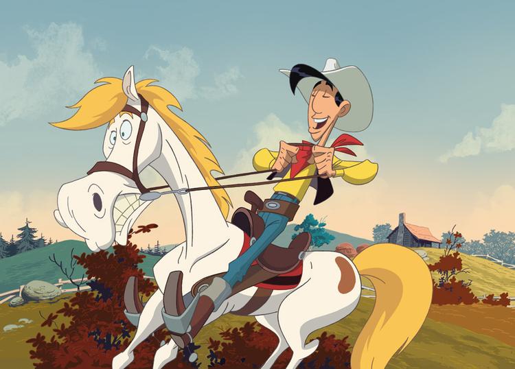 Lucky Luke-filmen 'Mod vest!' er en positiv overraskelse. Foto fra filmen. 