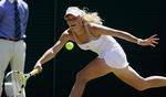Caroline Wozniacki under dagens kamp mod Jelena Jankovic. 
