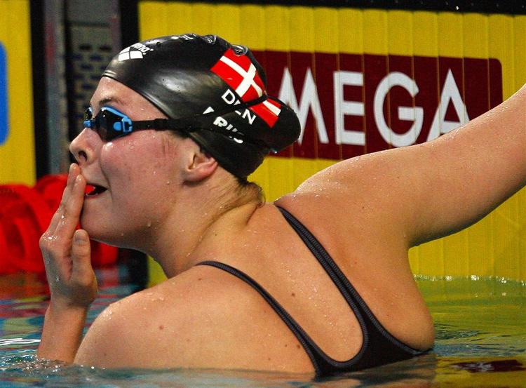 Lotte Friis er europamester på kortbane og indehaver af de nordiske rekorder i 400 og 800 meter fri. Arkivfoto. 