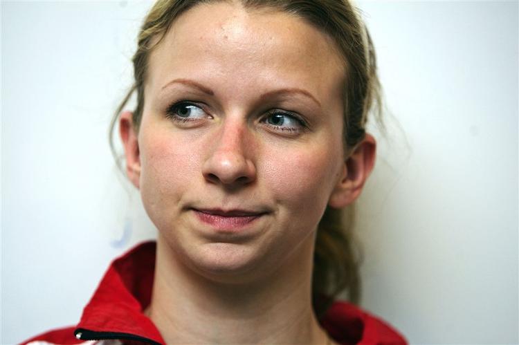 21-årige Micha Østergaard satte i sidste måned dansk rekord i 100 meter butterfly - og nu skal hun til OL. Arkivfoto. 