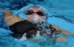 Natalie Coughlin har sat to af de seks verdensrekorder i Omaha. I 100 meter rygcrawl med 59,03 sek. i indledende heat og dernæst i finalen med 58,97 sek. 