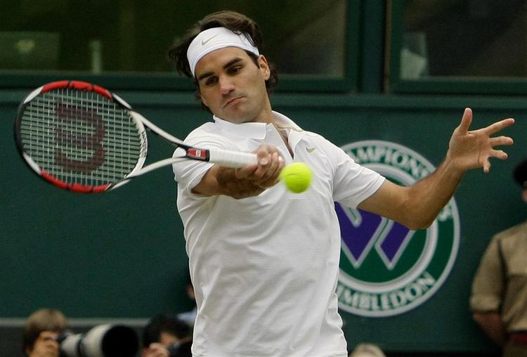 Roger Federer var ikke i problemer i dagens kvartfinale, og schweizeren synes på vej mod endnu en Wimbledon-titel. 