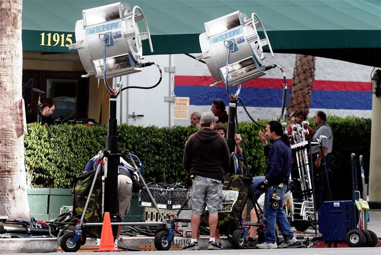 Det er mindre end et år siden, Hollywood sidst var ramt af en stor strejke. Dengang var det forfatterne, som strejkede for bedre løn (arkivfoto) 