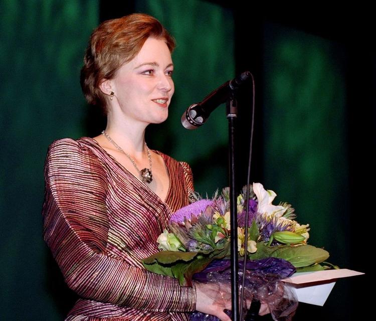 Michala Petri ved sin 40-års dag. Da modtog hun Lumby's mindelegat på 50.000 kroner. 
