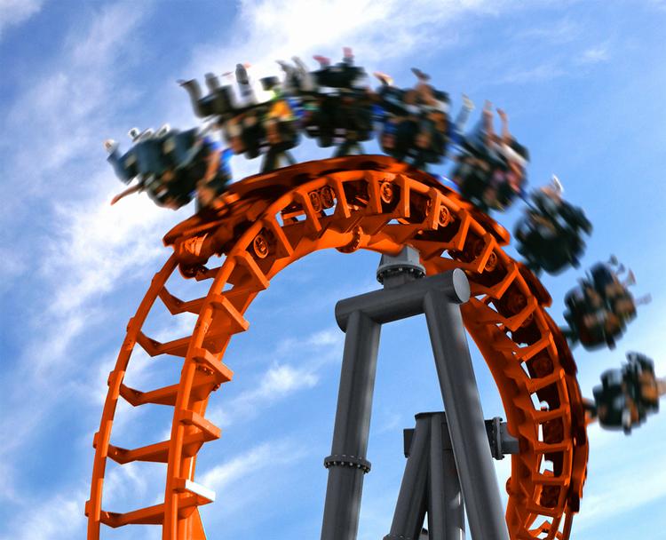 Forlystelsen Cobra er kørt galt i Tivoli Friheden.Arkivfoto. 