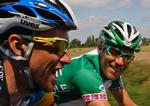 Thor Hushovd, th., var igen feltets  hurtigste mand. Arkivfoto. 