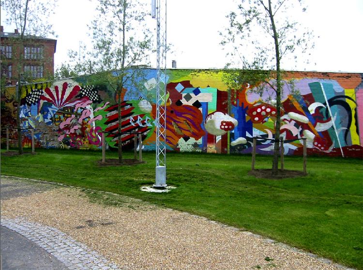 Der er foretaget en række ændringer i den nye Nørrebropark, men substansen er bevaret. Det er  stadig ingen renæssancehave. Foto: Birgitte Kjær 
