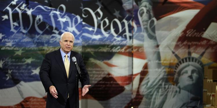 Republikanernes John McCain har haft en god indsamling i juni måned. Obamas tal mangler stadig. 