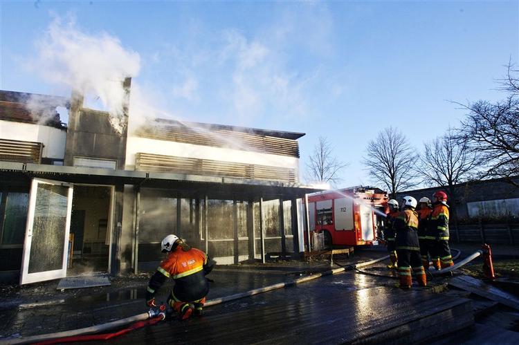 En voldsom brand ramte i februar Værebro Skole i Bagsværd ved København og var ifølge politiet formentligt påsat. 