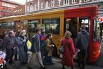 Overfyldte busser på Nørrebrogade
