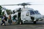 En amerikansk Black Hawk helikopter. 