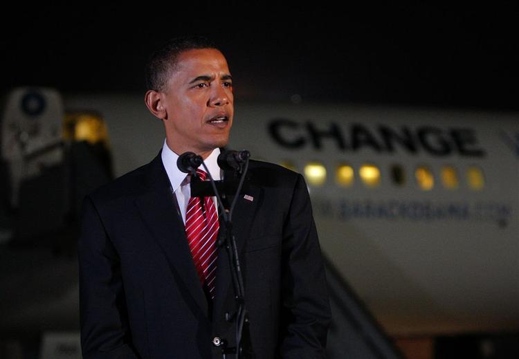 Barack Obama landed i afts i Ben Gurion lufthavnen i Tel Aviv på sin turne, som også fører ham til Europa. 